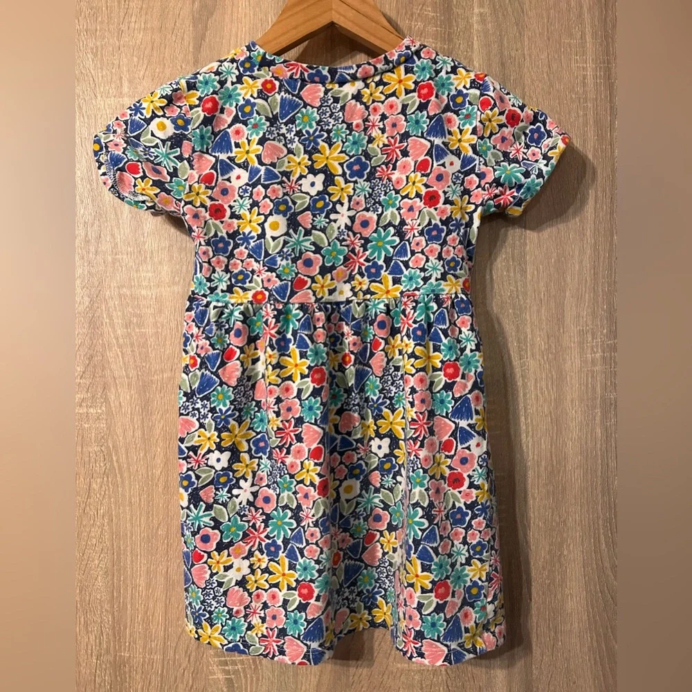 Girls Ok!e Dokie Colorful Floral Dress size 5T Spring/Summer